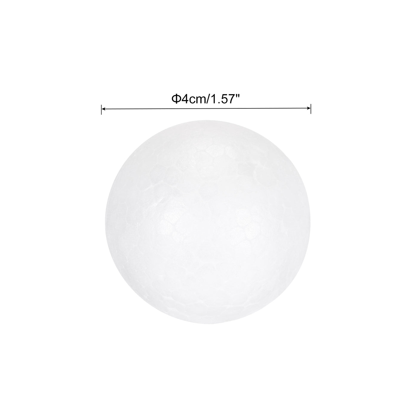 Harfington Foam Balls Round 1.57 Inch Polystyrene Spheres Balls for Party Decoration 25Pcs