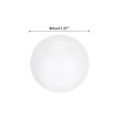 Harfington Foam Balls Round 1.57 Inch Polystyrene Spheres Balls for Party Decoration 25Pcs