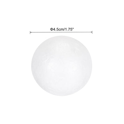 Harfington Foam Balls Round 1.75 Inch Polystyrene Spheres Balls for Party Decoration 25Pcs