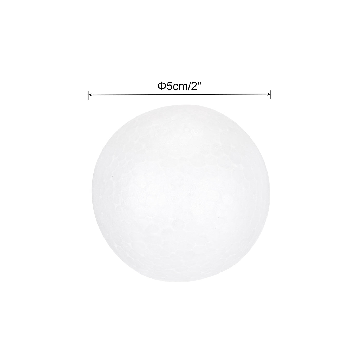 Harfington Foam Balls Round 2 Inch Polystyrene Spheres Balls for Party Decoration 15Pcs