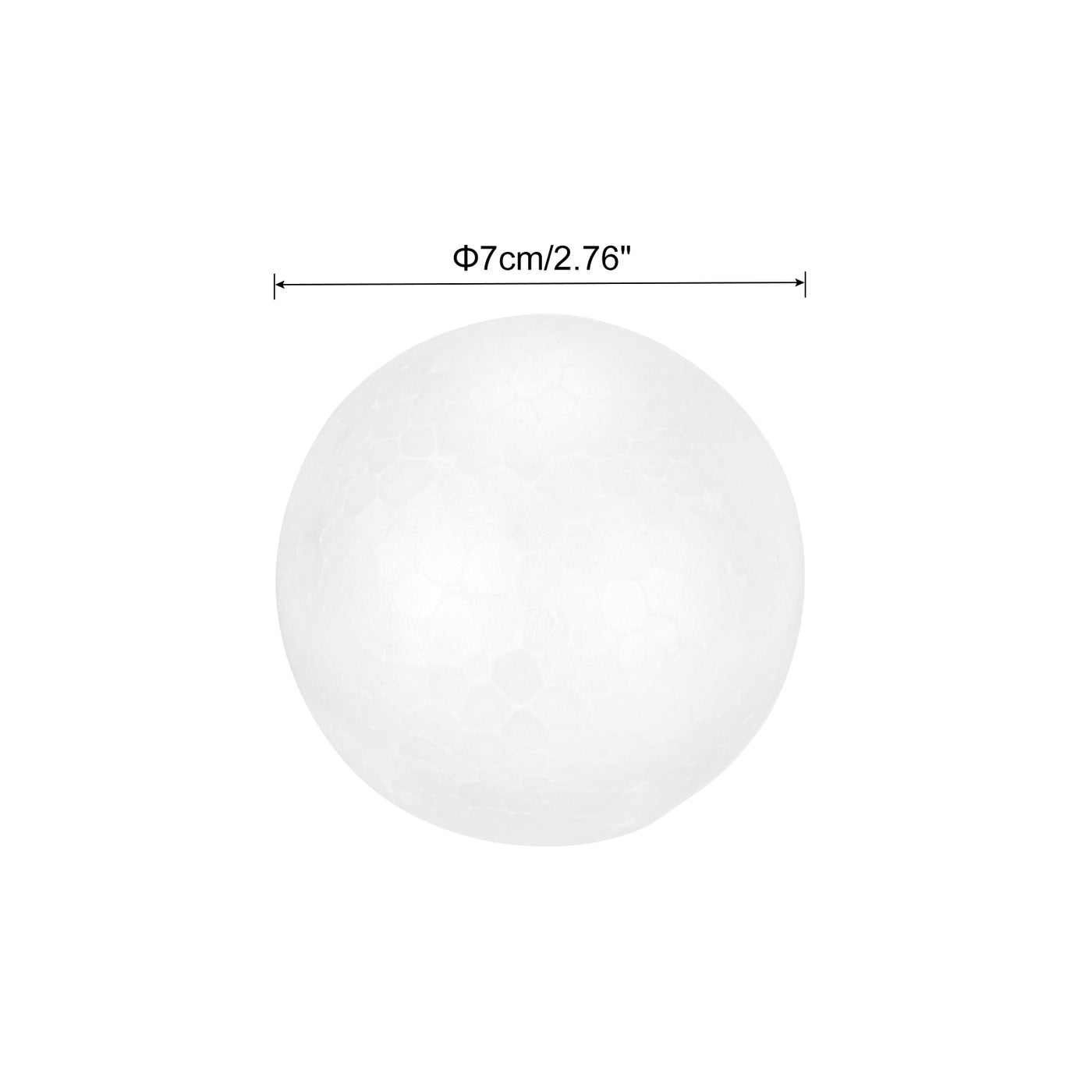 Harfington Foam Balls Round 2.76 Inch Polystyrene Spheres Balls for Party Decoration 5Pcs