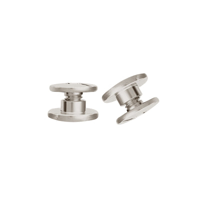 Harfington M5 Binding Barrels and Screws Phillips/Slotted Drive Carbon Steel, Nickel Plated