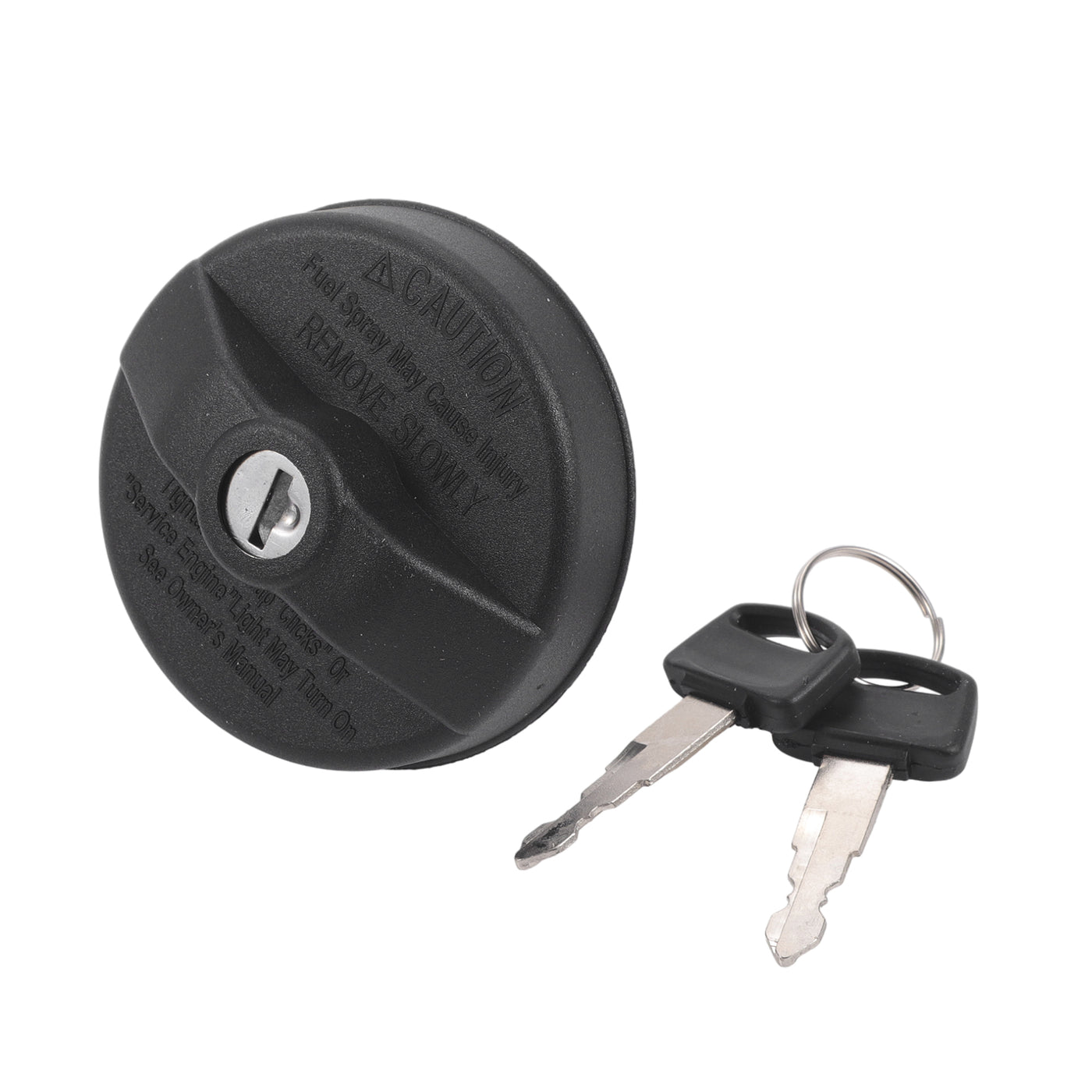 ACROPIX Plastic Locking Gas Cap Lock Fuel Tank Cap Black Fit for Toyota Camry Corolla RAV4 with Keys No.52100239/82202338 - Pack of 3