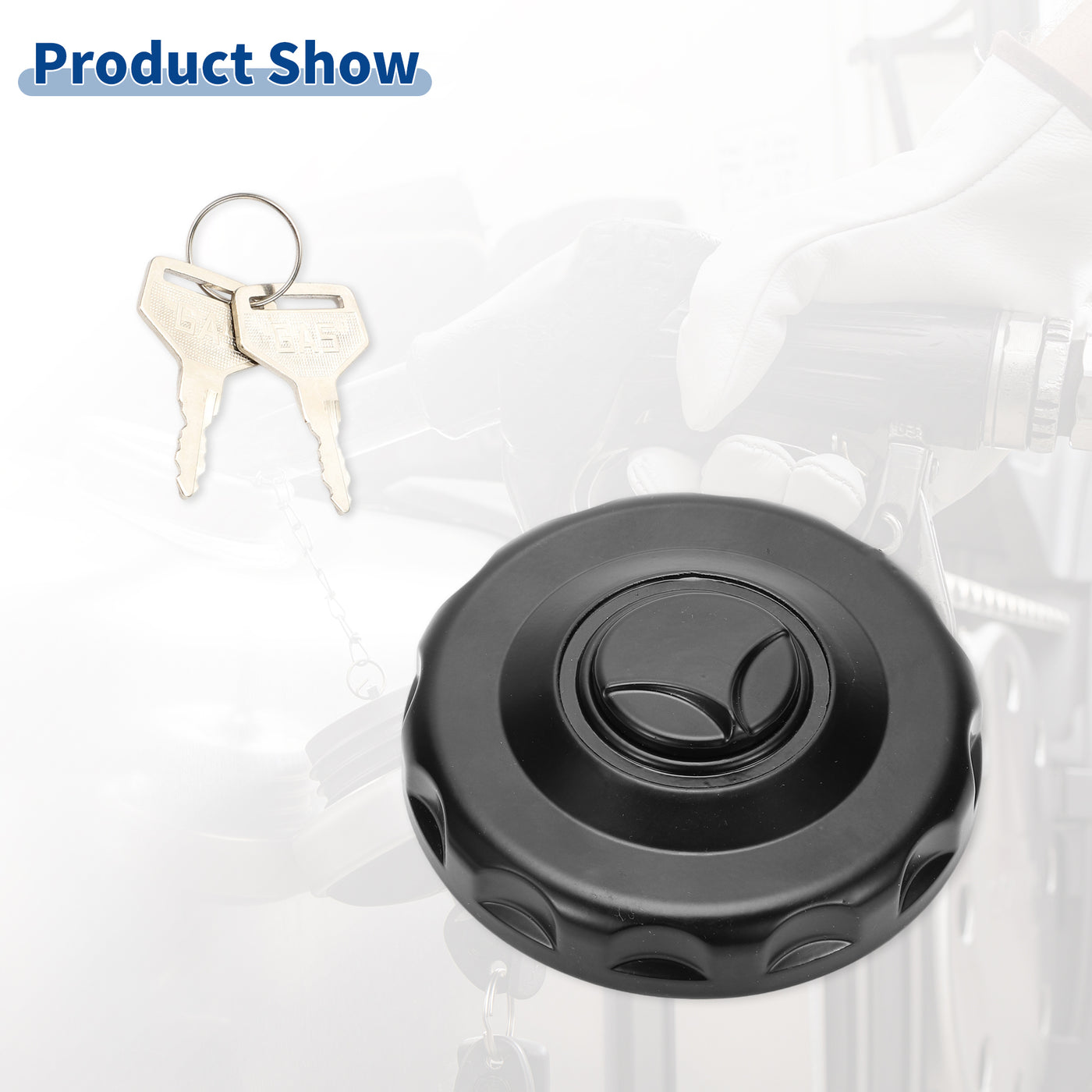 ACROPIX Plastic Locking Gas Cap Lock Fuel Tank Cap Black Fit for Mercedes Benz with Keys No.0004700305 - Pack of 3