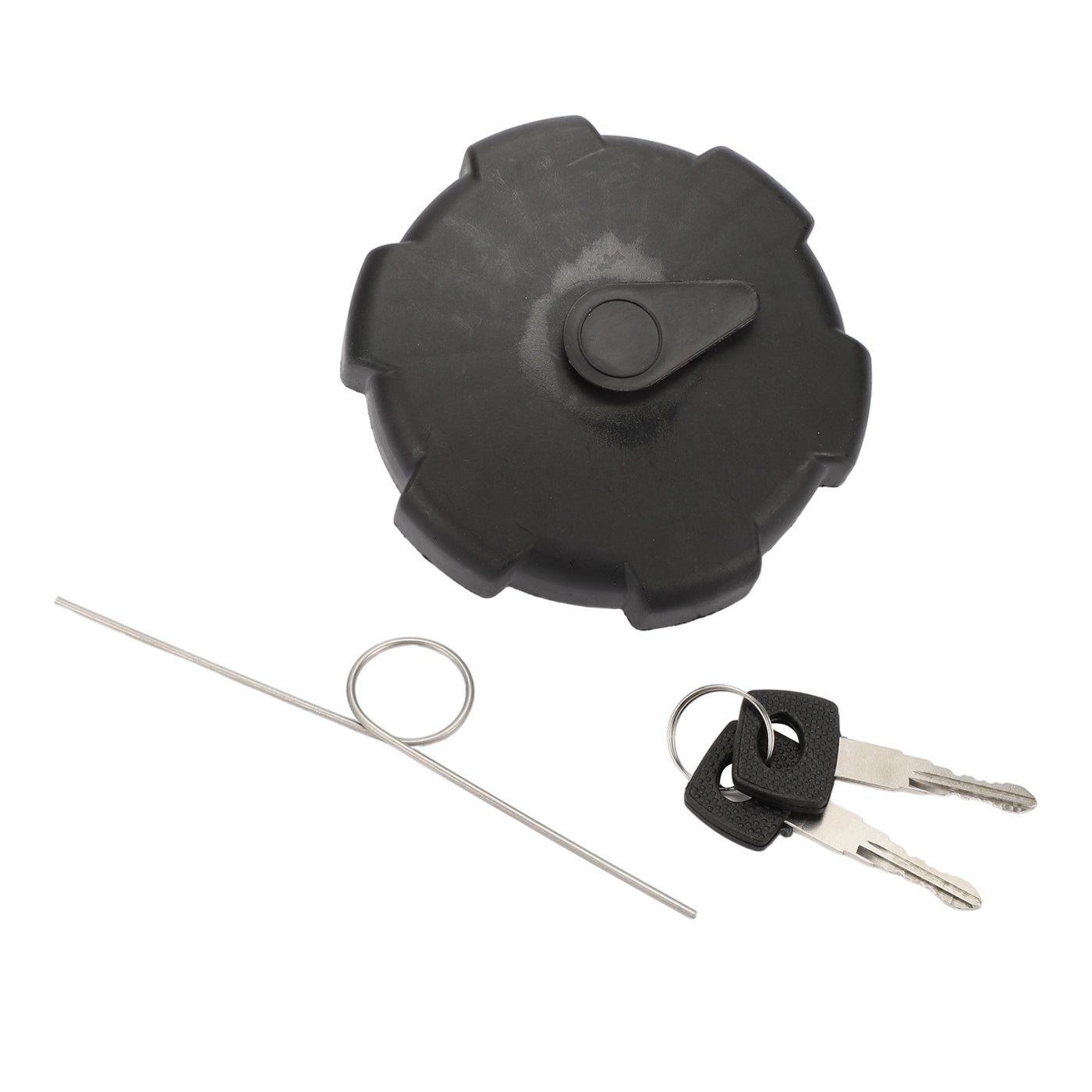 ACROPIX Plastic Locking Gas Cap Lock Fuel Tank Cap Black Fit for Mercedes-Benz Actros 1831-1846 with Keys No.A0004700405 - Pack of 3