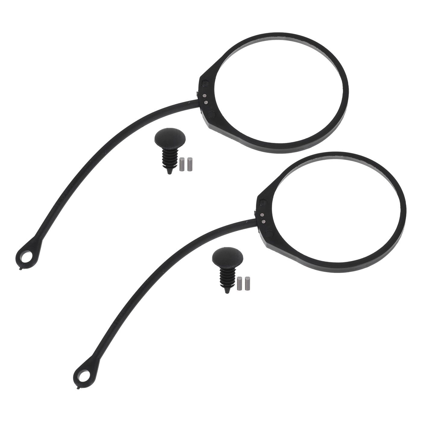 ACROPIX Fuel Tank Cap Tether Fuel Tank Rope Straight Line O Ring Shape Replacement Fit for Audi 90 1993-1995 No.1H0201553B/1J0201550A - Pack of 2