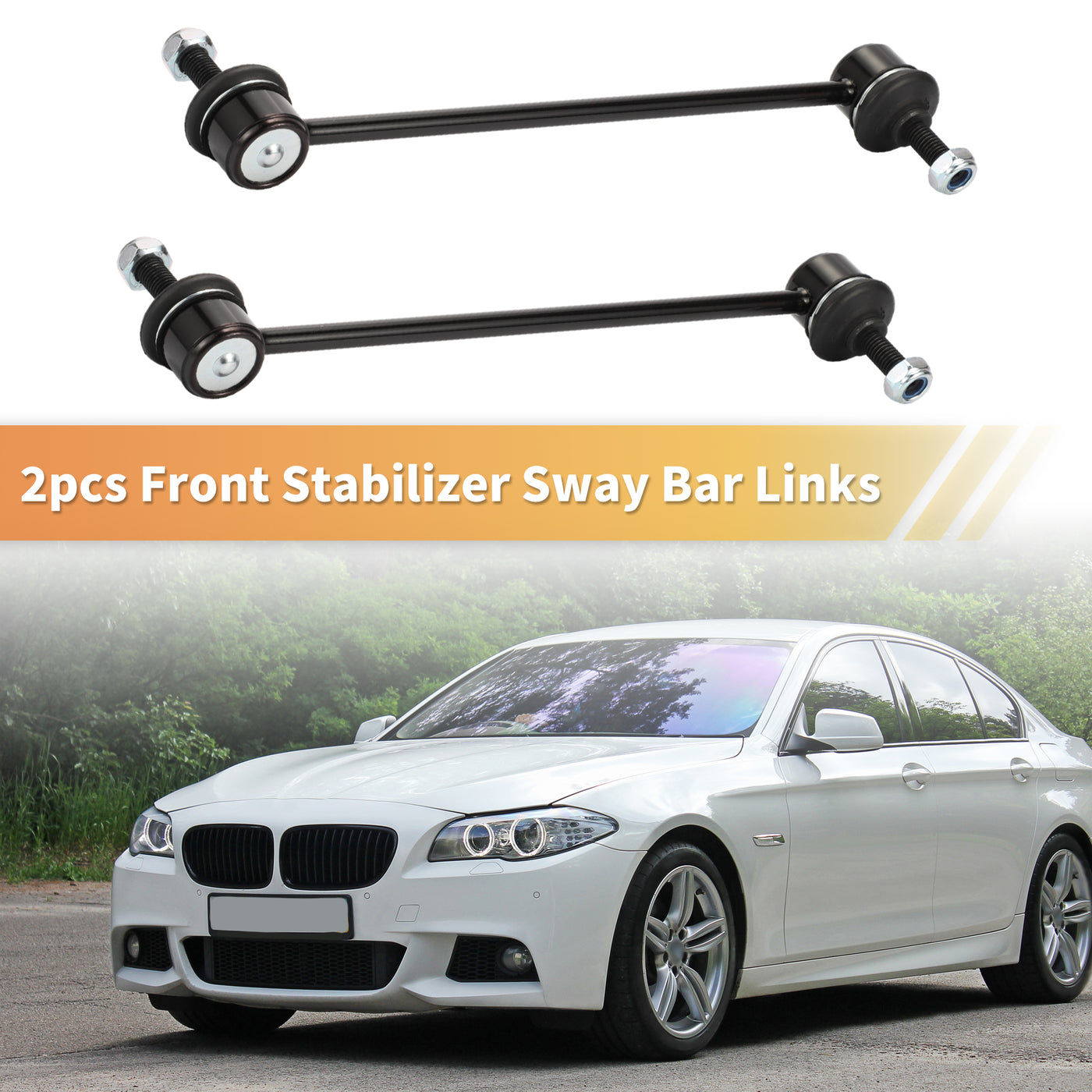 X AUTOHAUX 2pcs Front Sway Bar Links Stabilizer Link Kit for BMW 3 Series 1998-2007 Suspension Kit No.31351095694/31356780847/31356780847