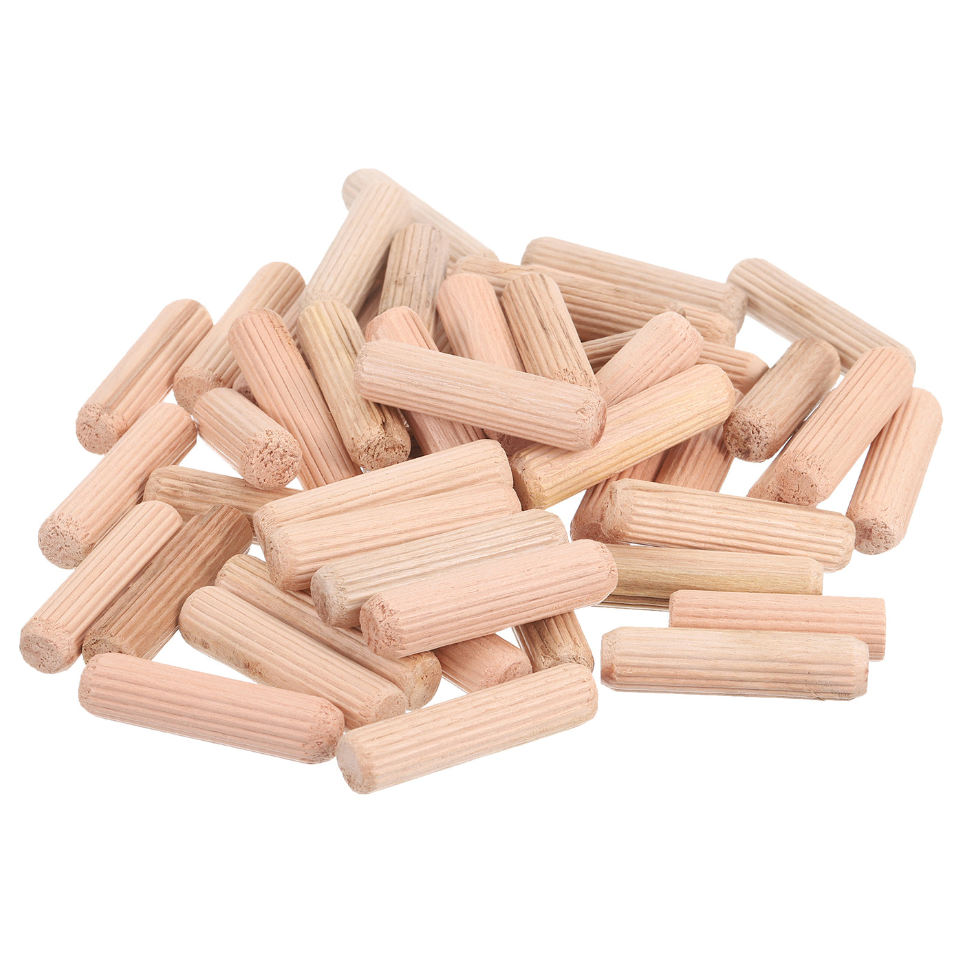 uxcell Uxcell 100 Pcs Wooden Dowel Pins, 10 x 40mm (0.39 x 1.57 Inch) Wood Dowels Rods