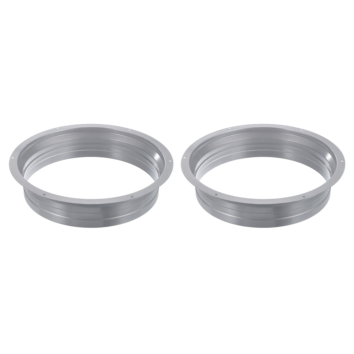 Harfington 10 Inch Duct Connector Flange Straight Pipe Flange Round Ventilation Duct, 2 Pcs