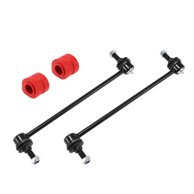 Harfington 1 Set Front Sway Bar Links Stabilizer Link Kit with Bushing for Dodge Grand Caravan Caravan Suspension Kit No.4743024AC/4743024AD/K7258