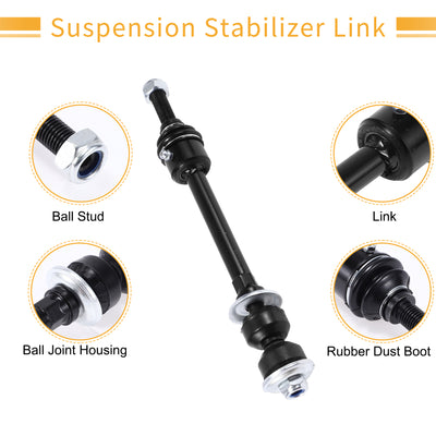 Harfington Front Sway Bar Links Stabilizer Link Kit with Bushings for Ram 1500 Classic 2019-2022 for Ram 1500 2011-2018 Suspension Kit No.5170290AD/52038048