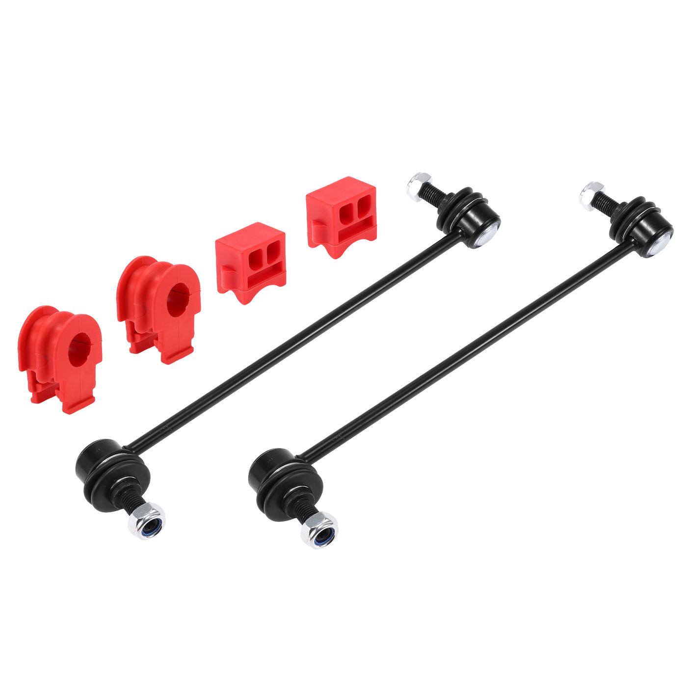 X AUTOHAUX 1 Set Front Sway Bar Links Stabilizer Link Kit with Bushing for Nissan Rogue 2008-2013 Suspension Kit No.54618JA000/54668JA000/54613JG03A