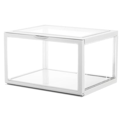 Harfington Transparent Acrylic Display Case, 10x8x6inch, Doll Storage Box, Assemble Dustproof Storage Organizer Showcase for Collectibles Action Figures