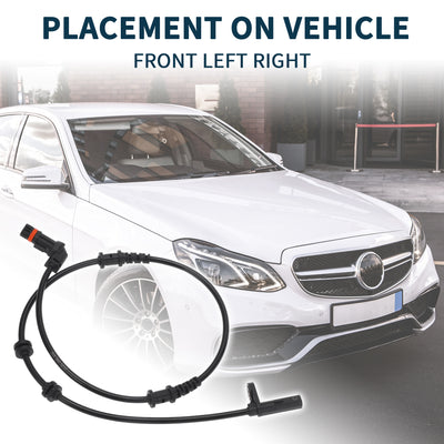 Harfington ABS Wheel Speed Sensor for Mercedes-Benz C230 Durable No.A2035401217 | Front Left Right ABS Speed Sensor 2 Pcs for Mercedes-Benz C350 C240