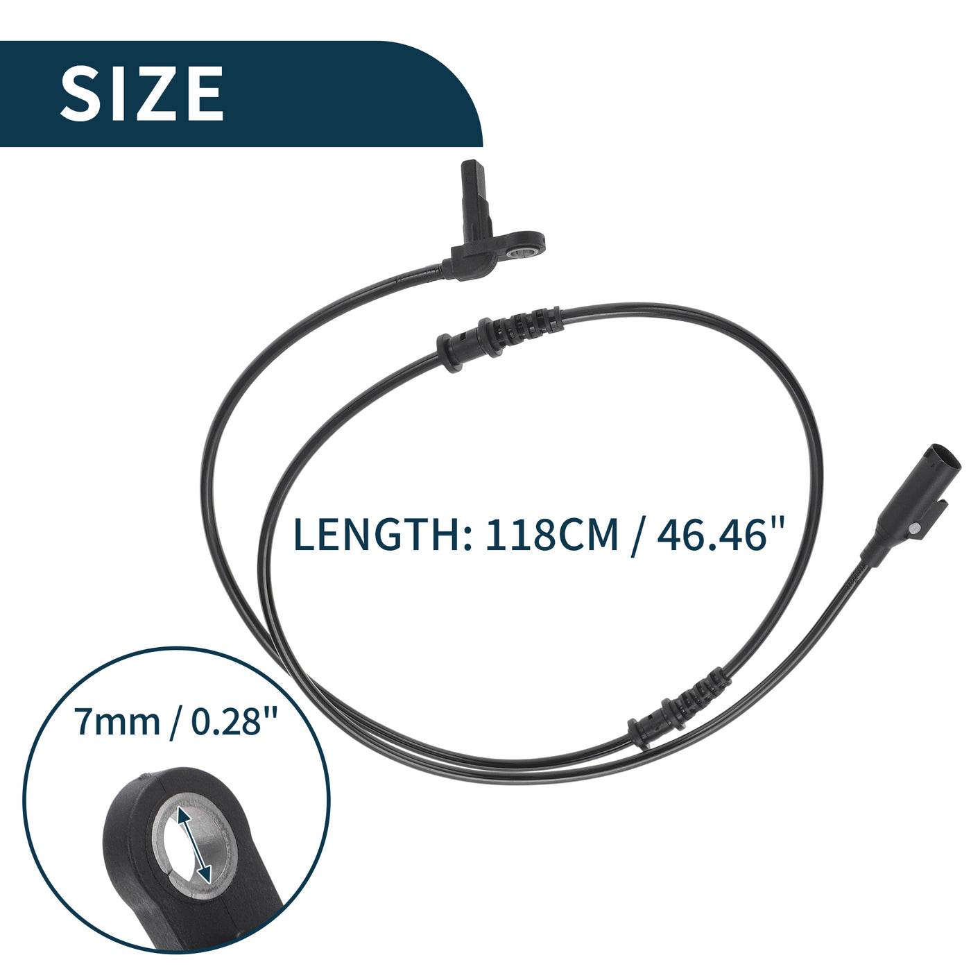 TUCKBOLD ABS Wheel Speed Sensor for Mercedes-Benz Metris Durable No.A4479053402 | Front Left ABS Speed Sensor 1 Pcs