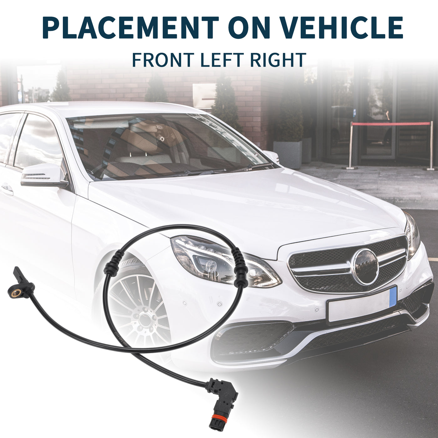 TUCKBOLD ABS Wheel Speed Sensor for Mercedes-Benz A-CLASS W169 Durable No.A1695401117 | Front Left Right ABS Speed Sensor 1 Pcs