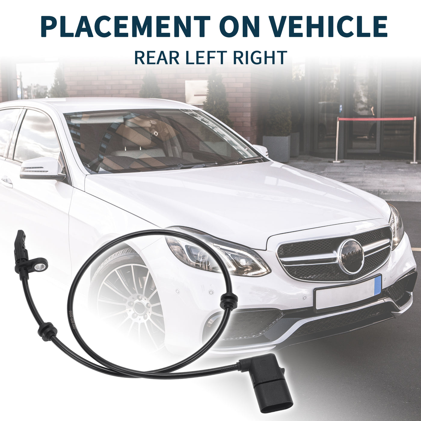 TUCKBOLD ABS Wheel Speed Sensor for Mercedes-Benz for Maybach S560 Durable No.A2229050006 | Rear Left Right ABS Speed Sensor 1 Pcs for Mercedes-Benz S450 S63