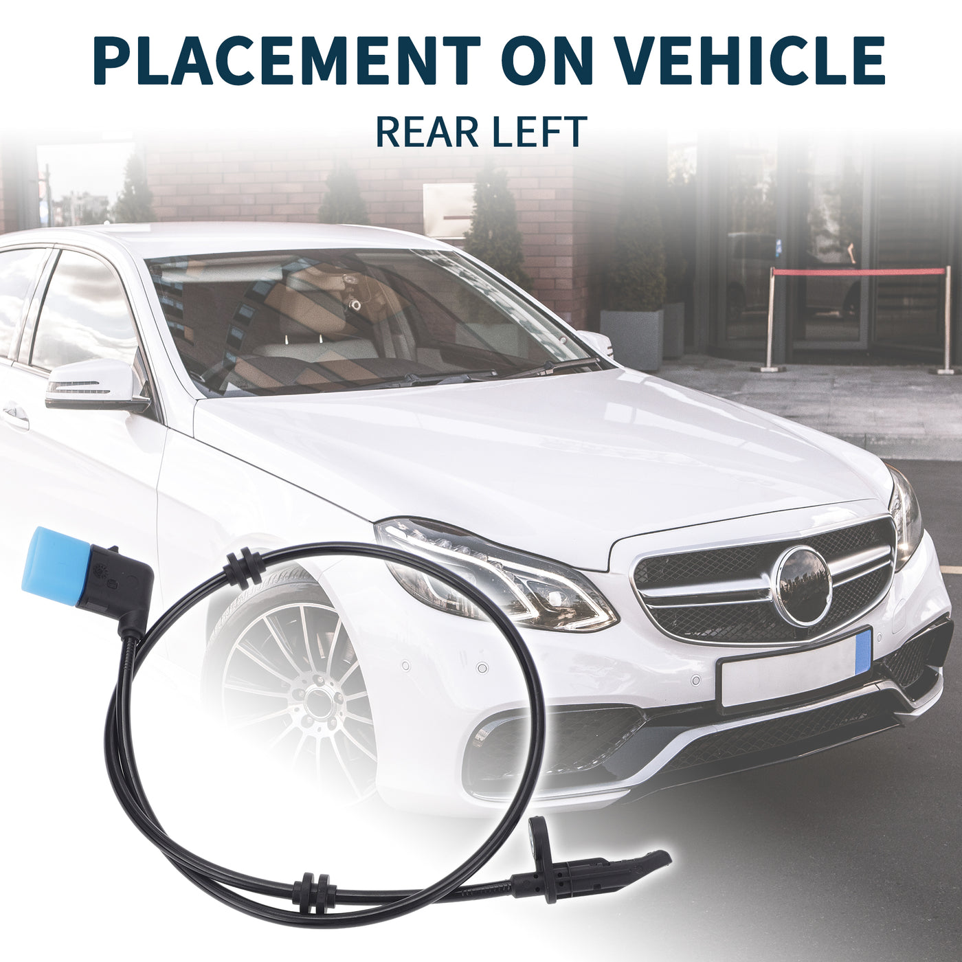 TUCKBOLD ABS Wheel Speed Sensor for Mercedes-Benz for Maybach S560 Durable No.A2229059905 | Rear Left ABS Speed Sensor 1 Pcs for Mercedes-Benz S450 S63 AMG