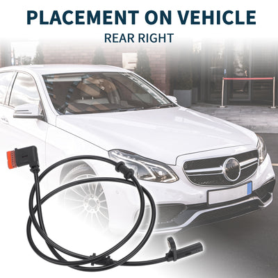 Harfington ABS Wheel Speed Sensor for Mercedes-Benz SLK280 Durable No.A1715400217 | Rear Right ABS Speed Sensor 1 Pcs for Mercedes-Benz SLK300 SLK350