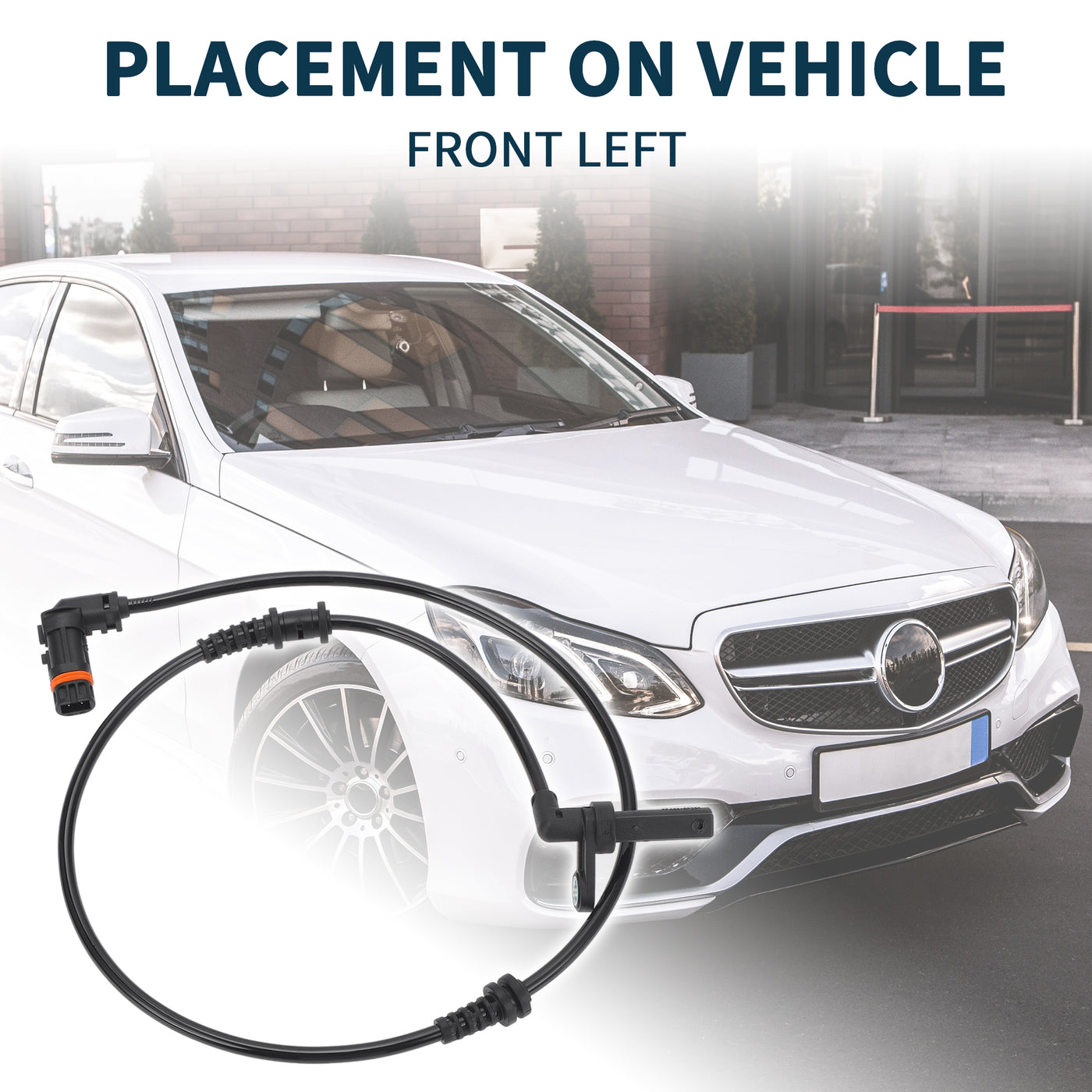 TUCKBOLD ABS Wheel Speed Sensor for Mercedes-Benz E400 Durable No.A2129055905 | Front Left ABS Speed Sensor 1 Pcs