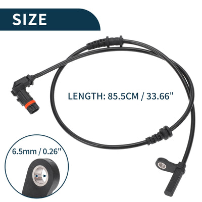 Harfington ABS Wheel Speed Sensor for Mercedes-Benz C63 AMG Durable No.A2049057902 | Front Left Right ABS Speed Sensor 1 Pcs