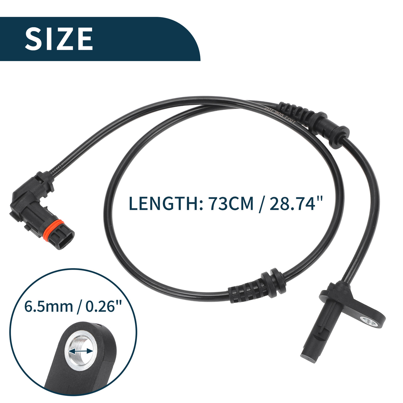 TUCKBOLD ABS Wheel Speed Sensor for Mercedes-Benz E550 Durable No.A2079057701 | Front Left ABS Speed Sensor 1 Pcs for Mercedes-Benz E400