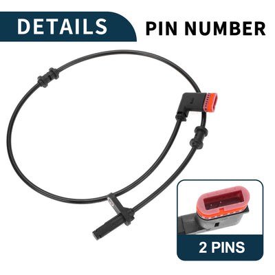 Harfington ABS Wheel Speed Sensor for Mercedes-Benz CLS400 Durable No.A2129051001 | Rear Left ABS Speed Sensor 1 Pcs for Mercedes-Benz CLS550