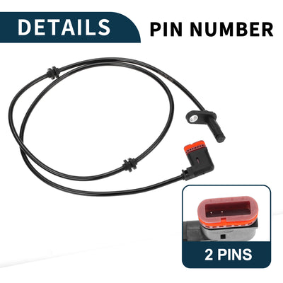 Harfington ABS Wheel Speed Sensor for Mercedes-Benz C63 AMG Durable No.A2075400317 | Rear Left Right ABS Speed Sensor 1 Pcs for Mercedes-Benz E350