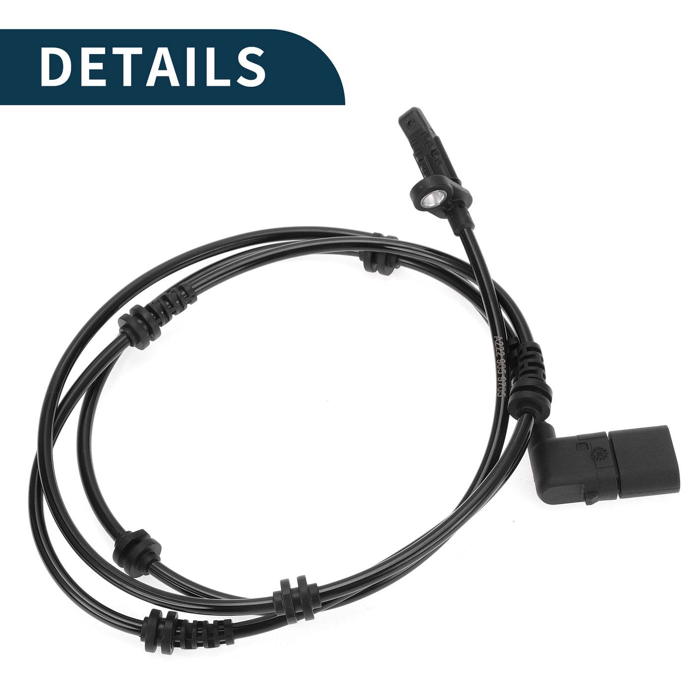 TUCKBOLD ABS Raddrehzahlsensor für Mercedes-Benz S550 Langlebig Nr. A2229059705 | Vorderer linker ABS-Drehzahlsensor 1 Stück für Mercedes-Benz S63 für AMG.&#10;&#10;