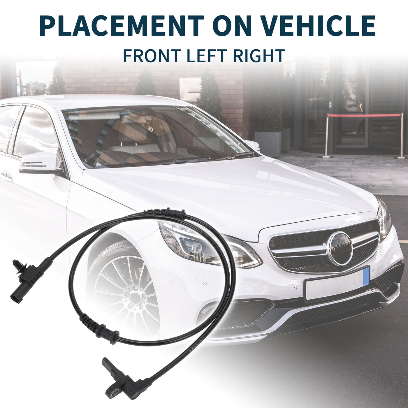 TUCKBOLD ABS Wheel Speed Sensor for Mercedes-Benz Sprinter 2500 Durable No.9065400317 | Rear Left Right ABS Speed Sensor 1 Pcs for Mercedes-Benz Sprinter 3500