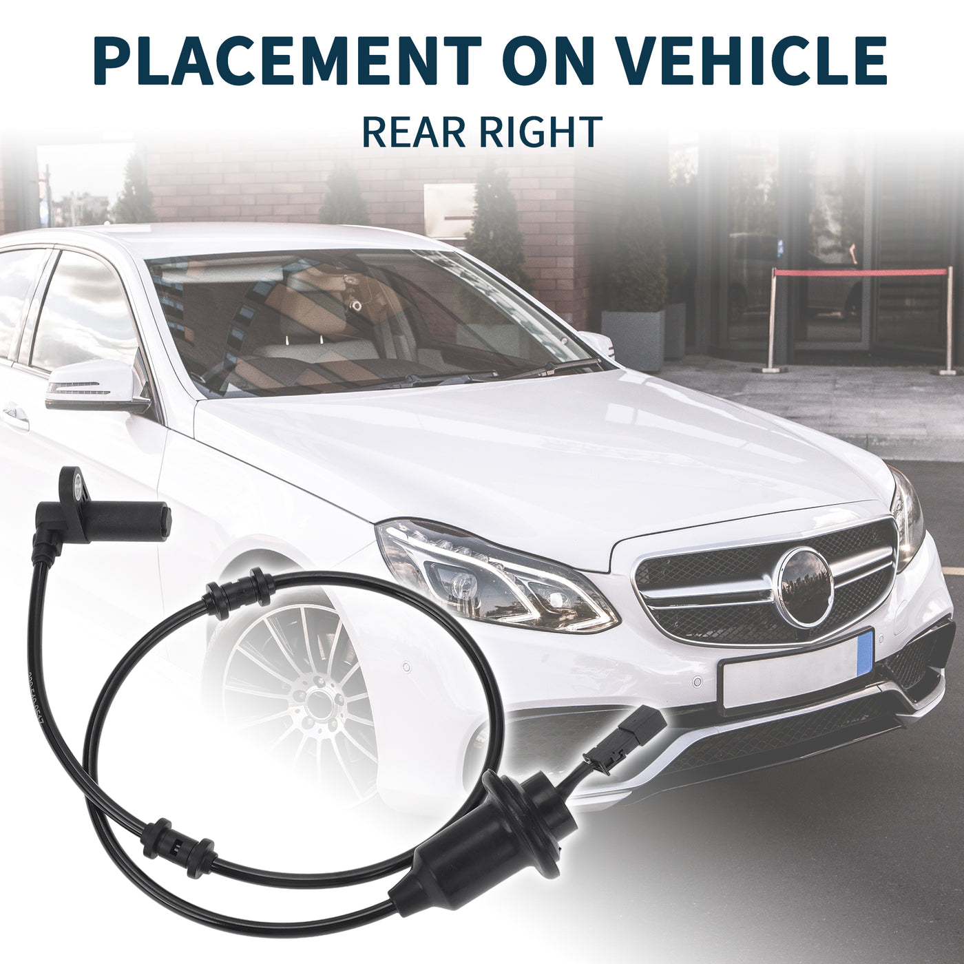 TUCKBOLD ABS Wheel Speed Sensor for Mercedes-Benz CL500 Durable No.2205400517 | Rear Right ABS Speed Sensor 1 Pcs for Mercedes-Benz CL55 AMG