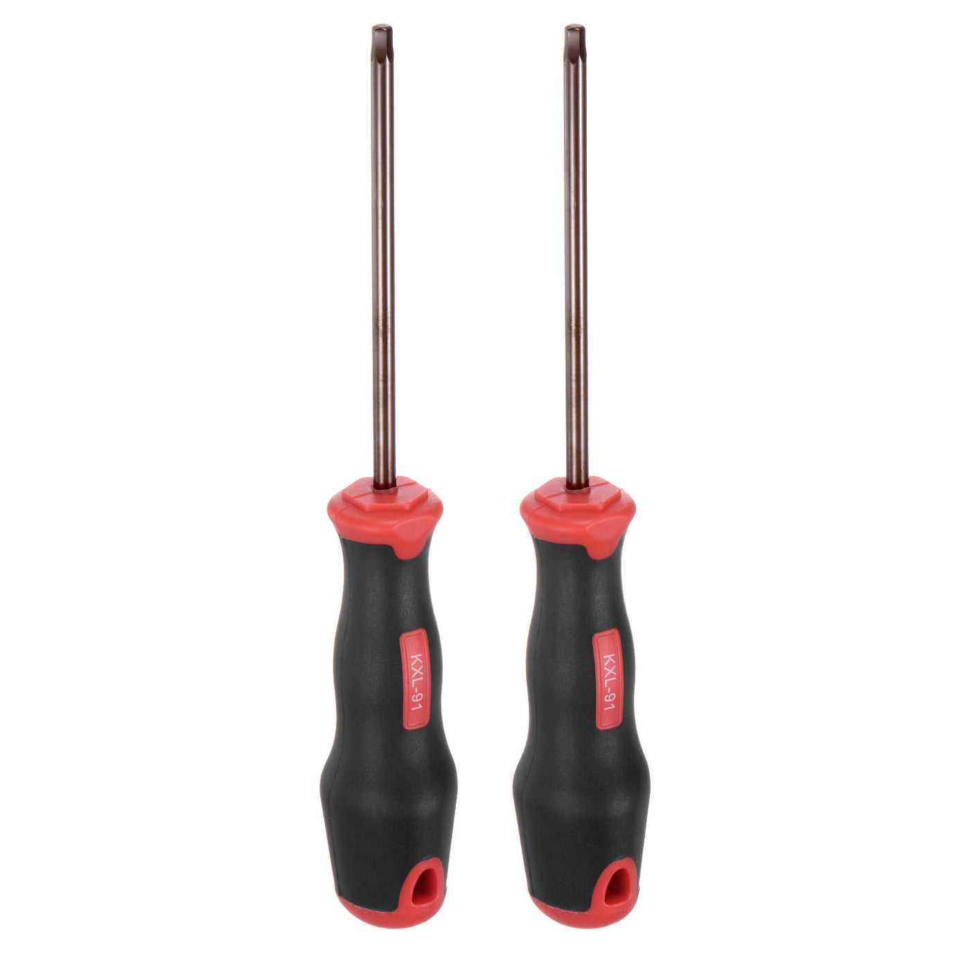 Harfington 2pcs Hex Magnetic Wrench Screwdriver H4x100mm Hex Key Metric Driver W Handle