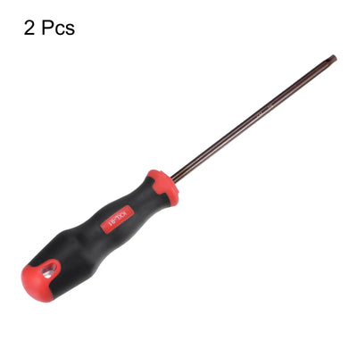 Harfington 2pcs Hex Magnetic Wrench Screwdriver H5x150mm Hex Key Metric Driver W Handle