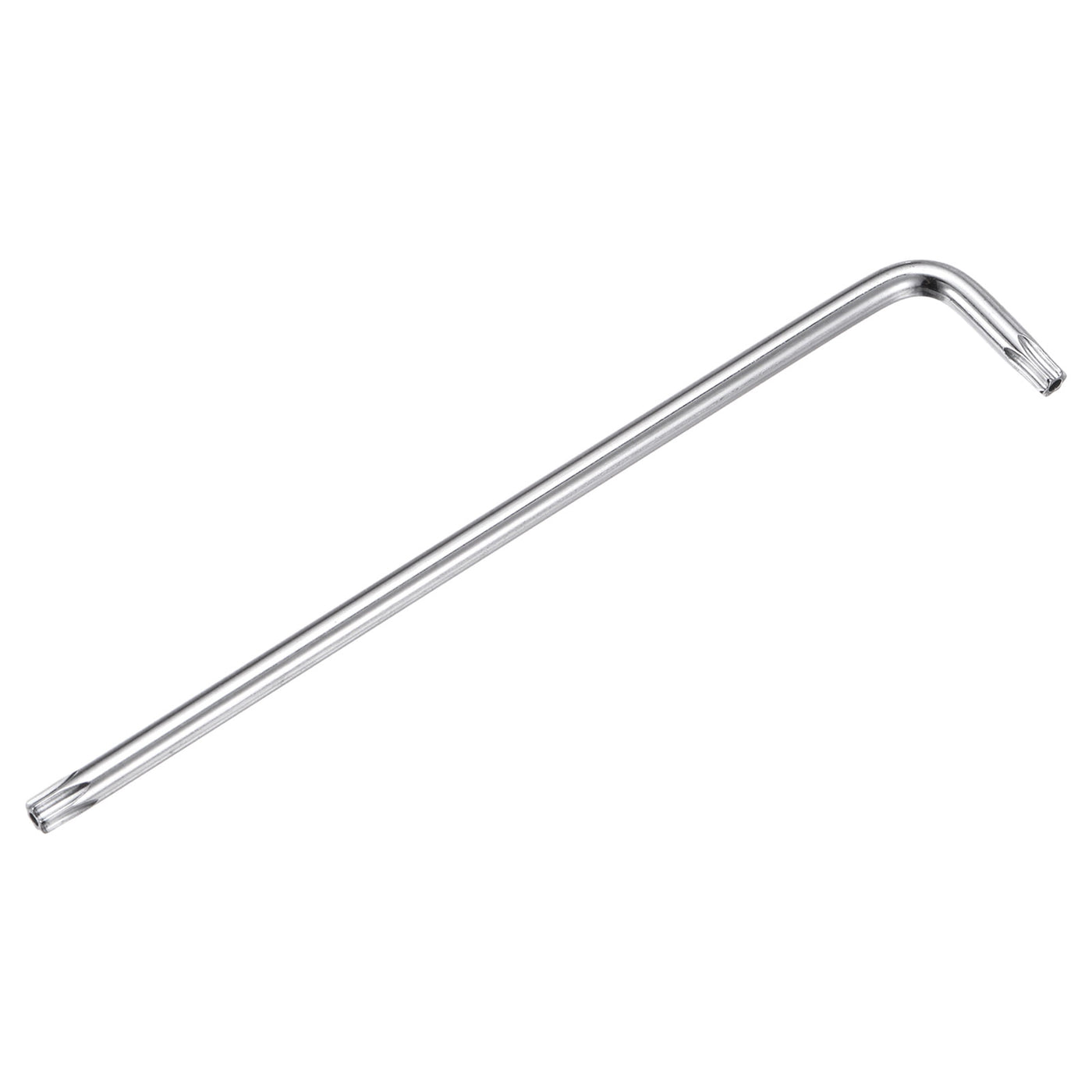 Harfington T20 Long Arm Tamper Proof Torx Wrench Star Keys S2 Steel Chrome Coated Surface