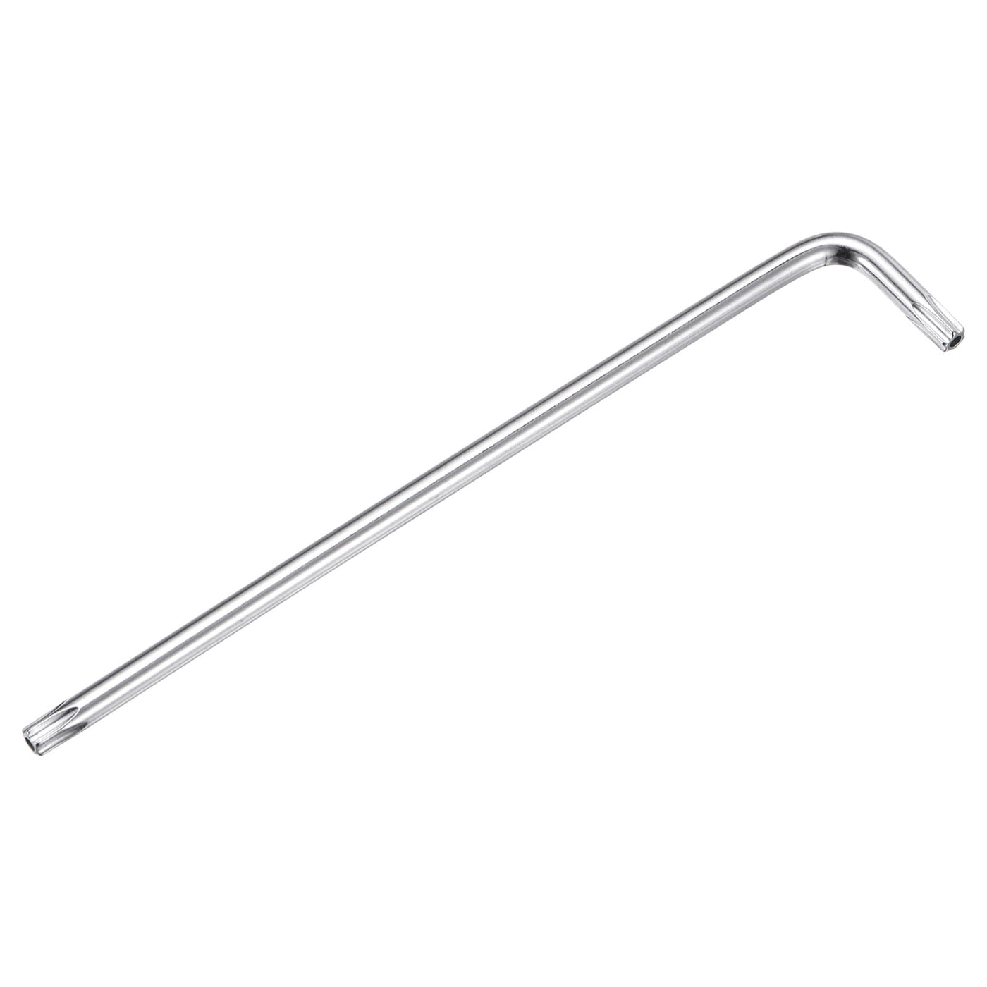 Harfington T25 Long Arm Tamper Proof Torx Wrench Star Keys S2 Steel Chrome Coated Surface