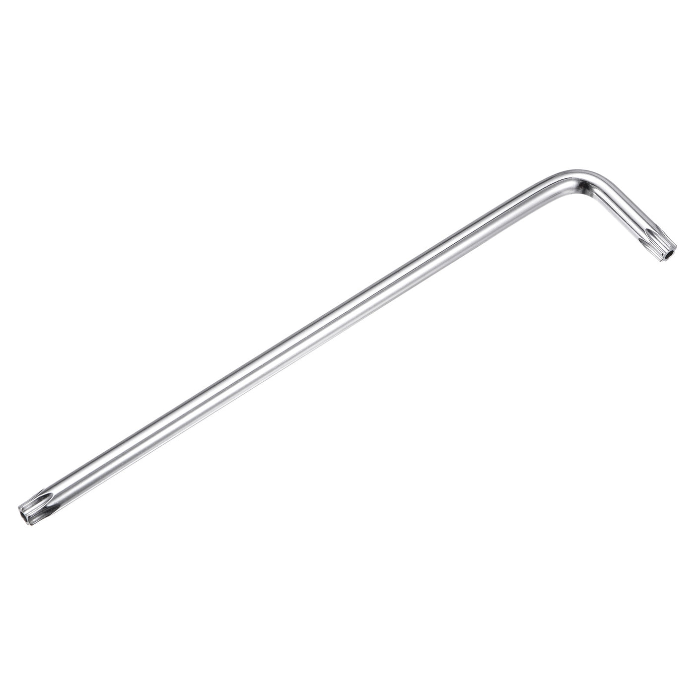 Harfington T40 Long Arm Tamper Proof Torx Wrench Star Keys S2 Steel Chrome Coated Surface