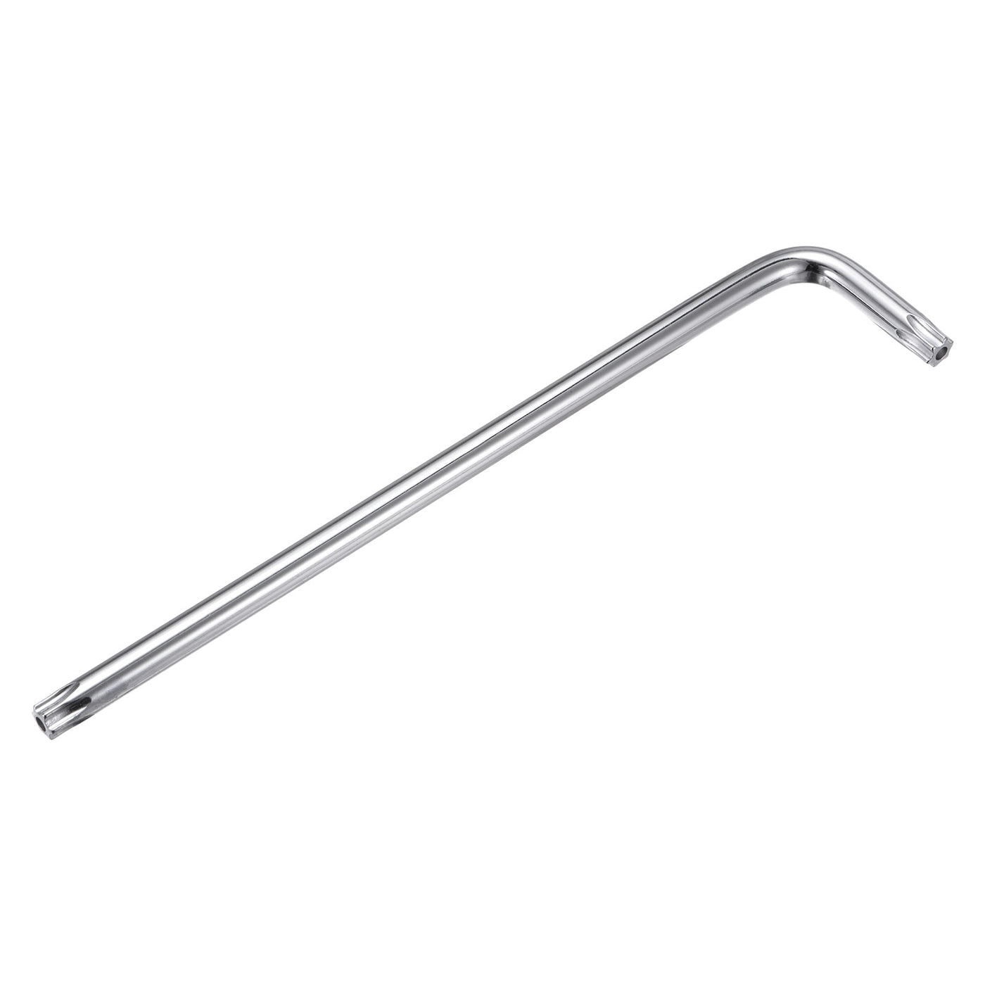 Harfington T50 Long Arm Tamper Proof Torx Wrench Star Keys S2 Steel Chrome Coated Surface