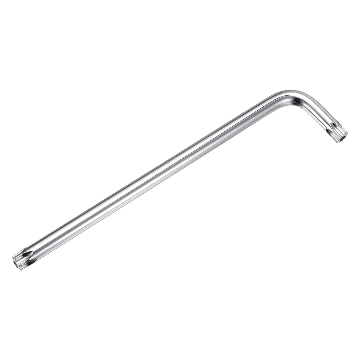 Harfington T55 Long Arm Tamper Proof Torx Wrench Star Keys S2 Steel Chrome Coated Surface