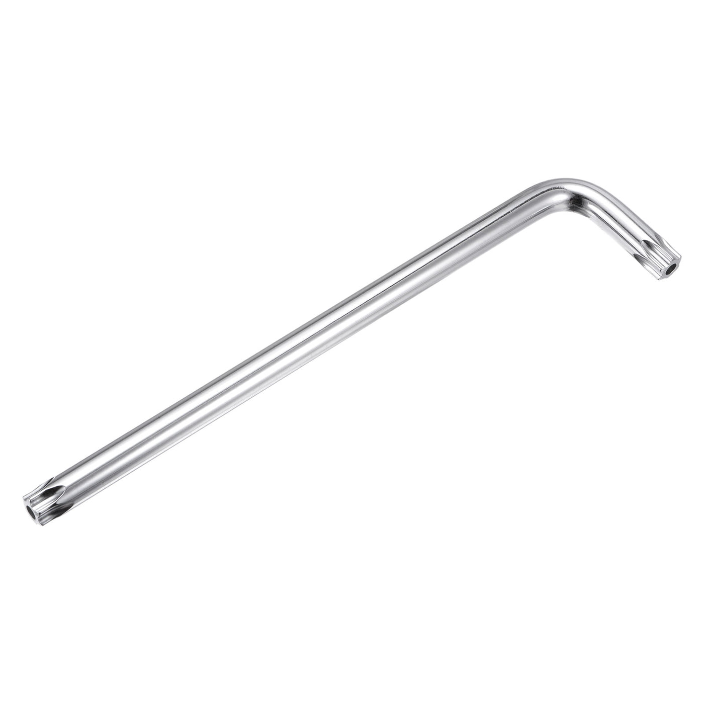 Harfington T60 Long Arm Tamper Proof Torx Wrench Star Keys S2 Steel Chrome Coated Surface