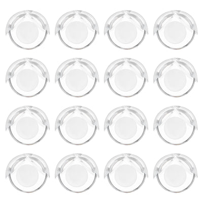 Harfington 16 Pack Soft Corner Protector, PVC Round Table Corners Guards for Furniture Corner & Edge Safety Bumpers, Clear