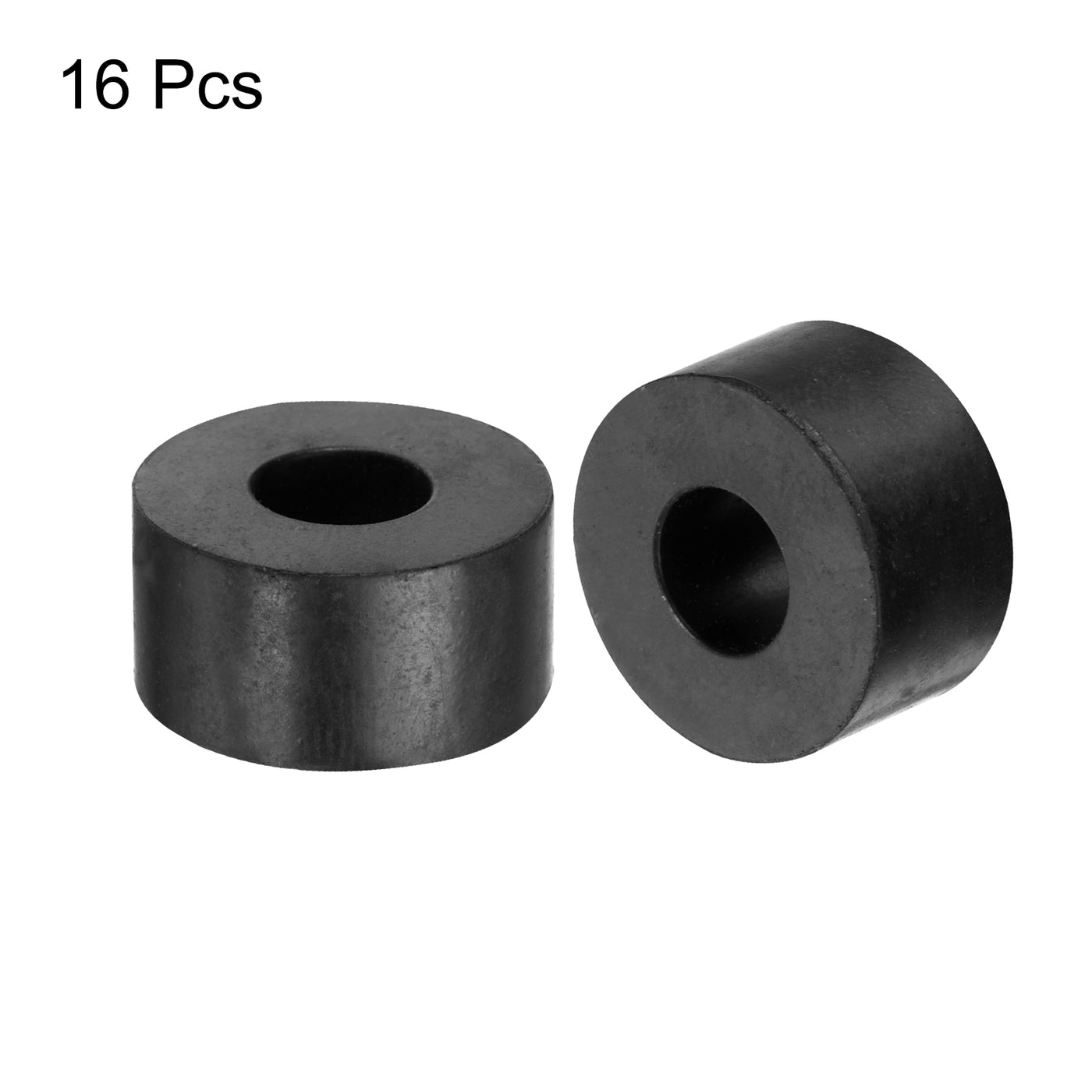 uxcell Uxcell 16pcs Rubber Spacers 20mm OD, 8mm ID, 10mm Height Round Anti Vibration Spacer