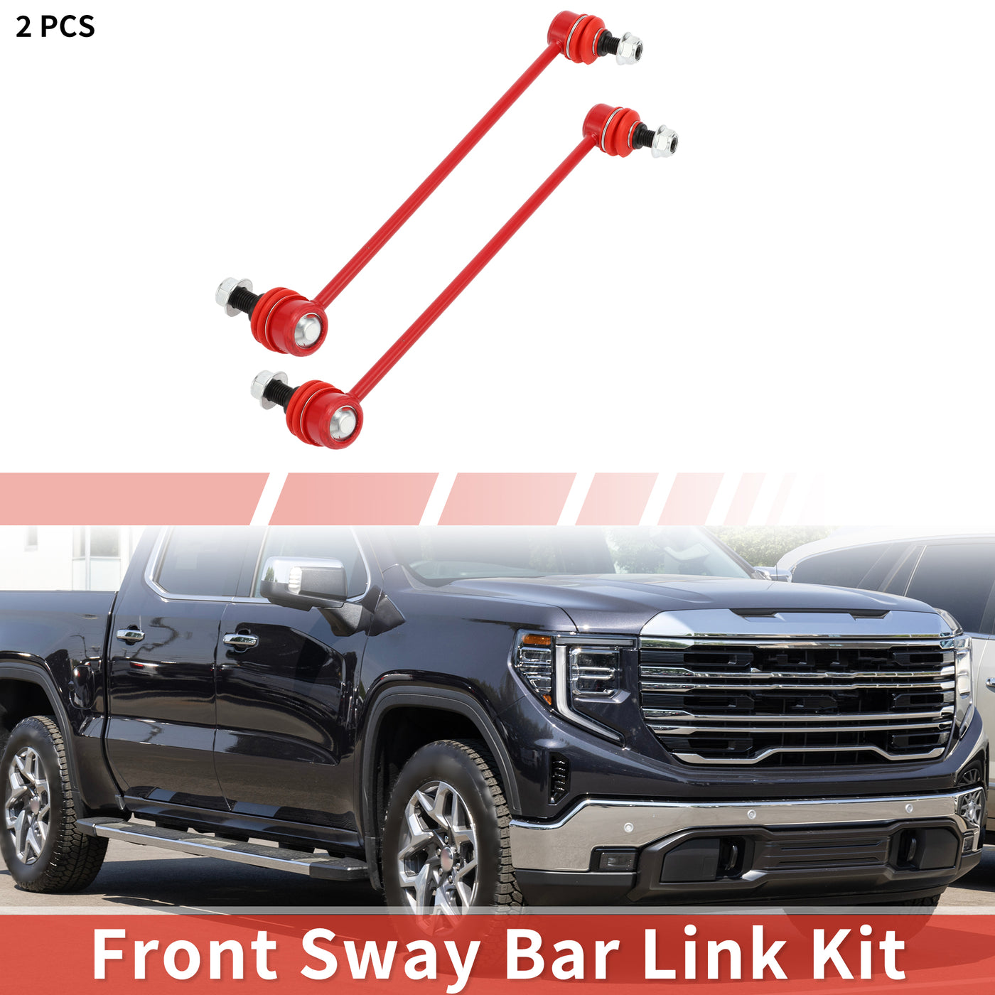 X AUTOHAUX 2 Pcs Front Sway Bar Links Stabilizer Link Kit for GMC Terrain 2010-2012 for Suzuki XL-7 2007-2009 Suspension Kit No.K750188/K750189