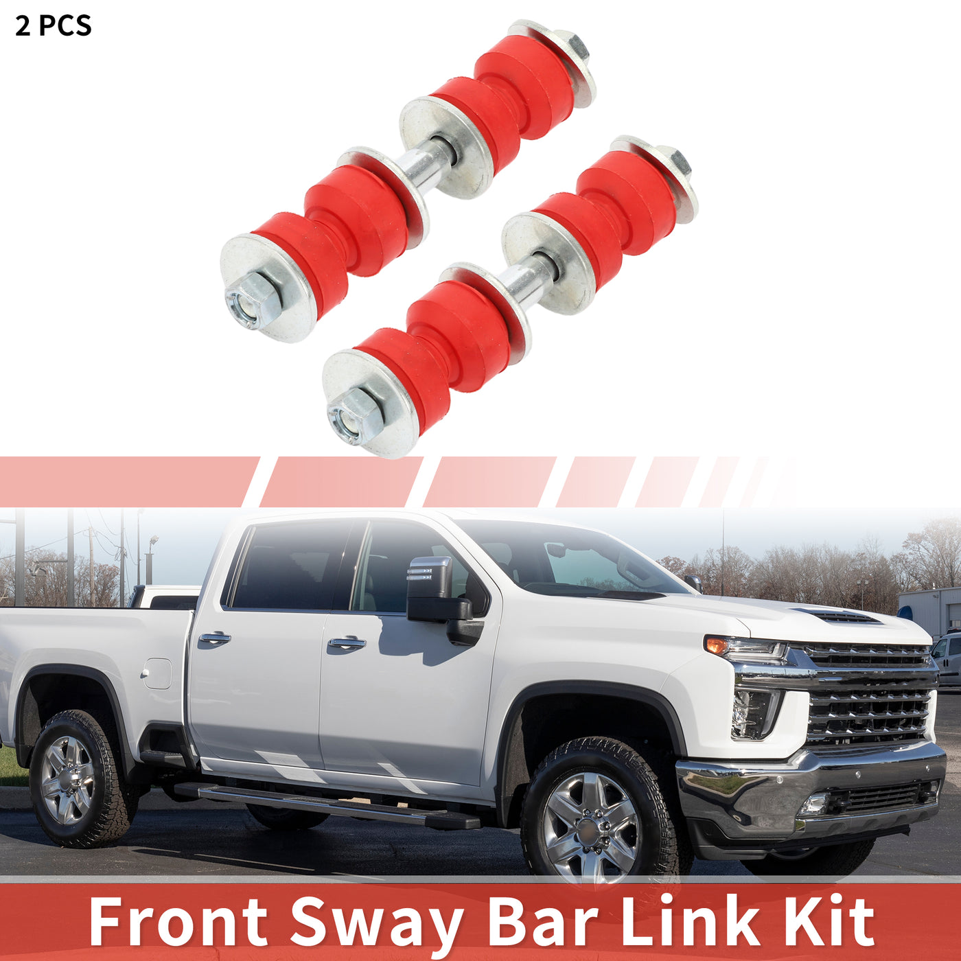 X AUTOHAUX 2 Pcs Front Sway Bar Links Stabilizer Link Kit for Chevrolet Impala 2000-2013 for Chevrolet Venture 1997-2005 Suspension Kit No.K5342