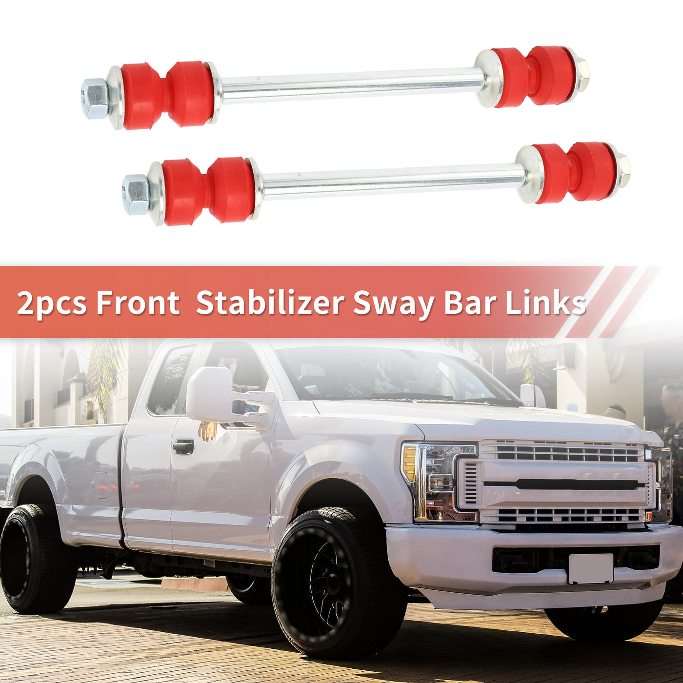 X AUTOHAUX 2 Pcs Front Sway Bar Links Stabilizer Link Kit for Ford for Ranger 1998-2011 for Dodge for Ram 3500 1994-2002 Suspension Kit No.K7275