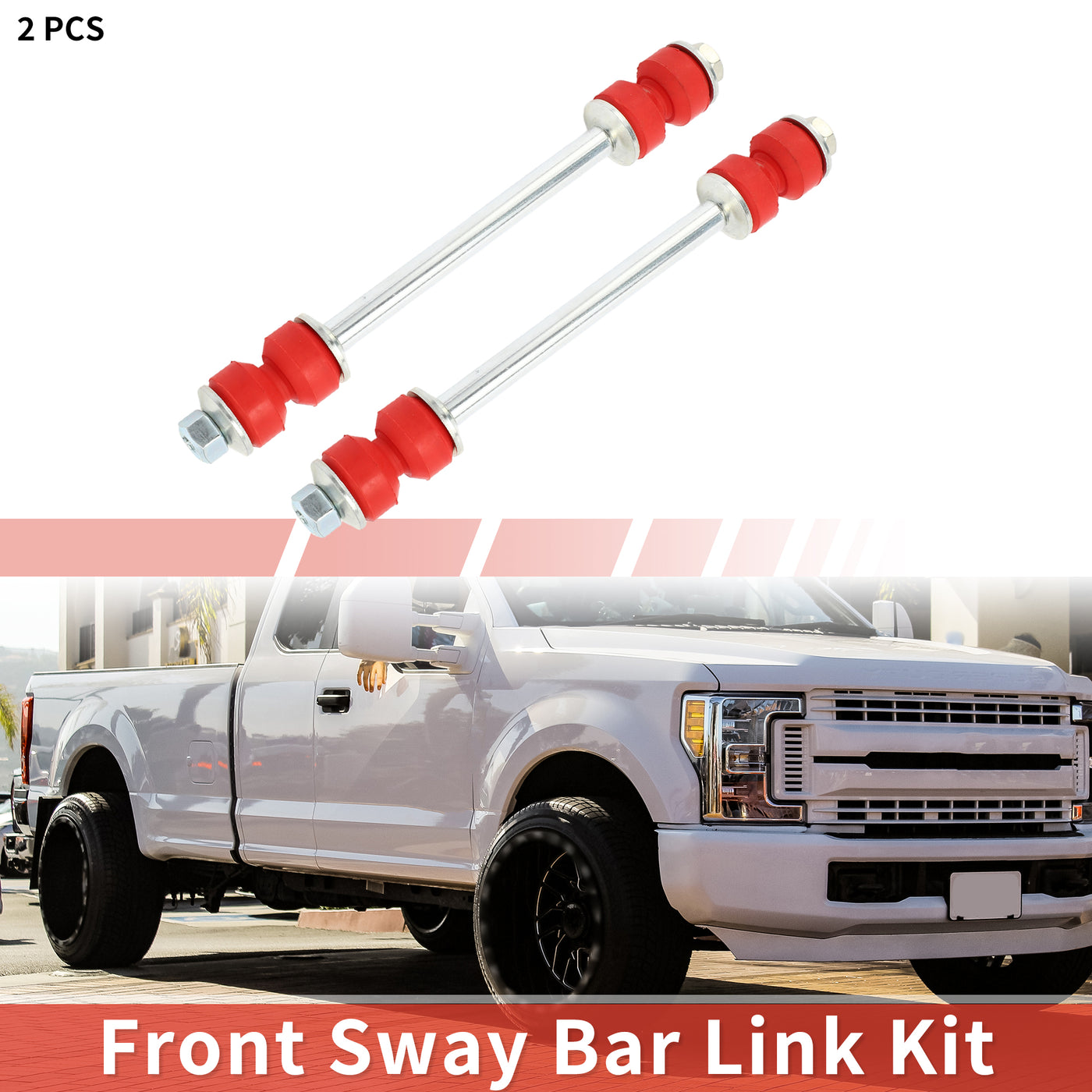 X AUTOHAUX 2 Pcs Front Sway Bar Links Stabilizer Link Kit for Ford for Ranger 1998-2011 for Dodge for Ram 3500 1994-2002 Suspension Kit No.K7275