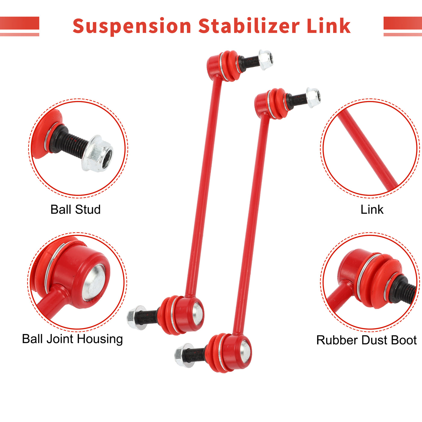 X AUTOHAUX 2 Pcs Front Sway Bar Links Stabilizer Link Kit for Acura ILX 2013-2019 for Buick LaCrosse 2012-2016 for Buick Regal 2012 Suspension Kit No.K750660