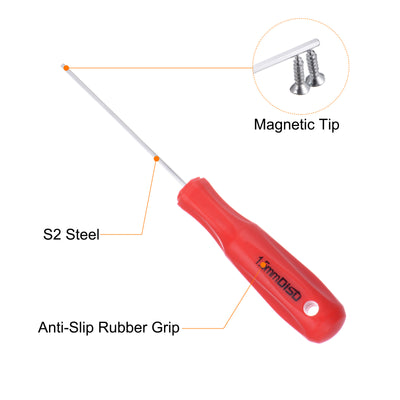 Harfington Hex Magnetic Wrench Screwdriver 1.5x60mm Hex Key Metric Driver W Handle