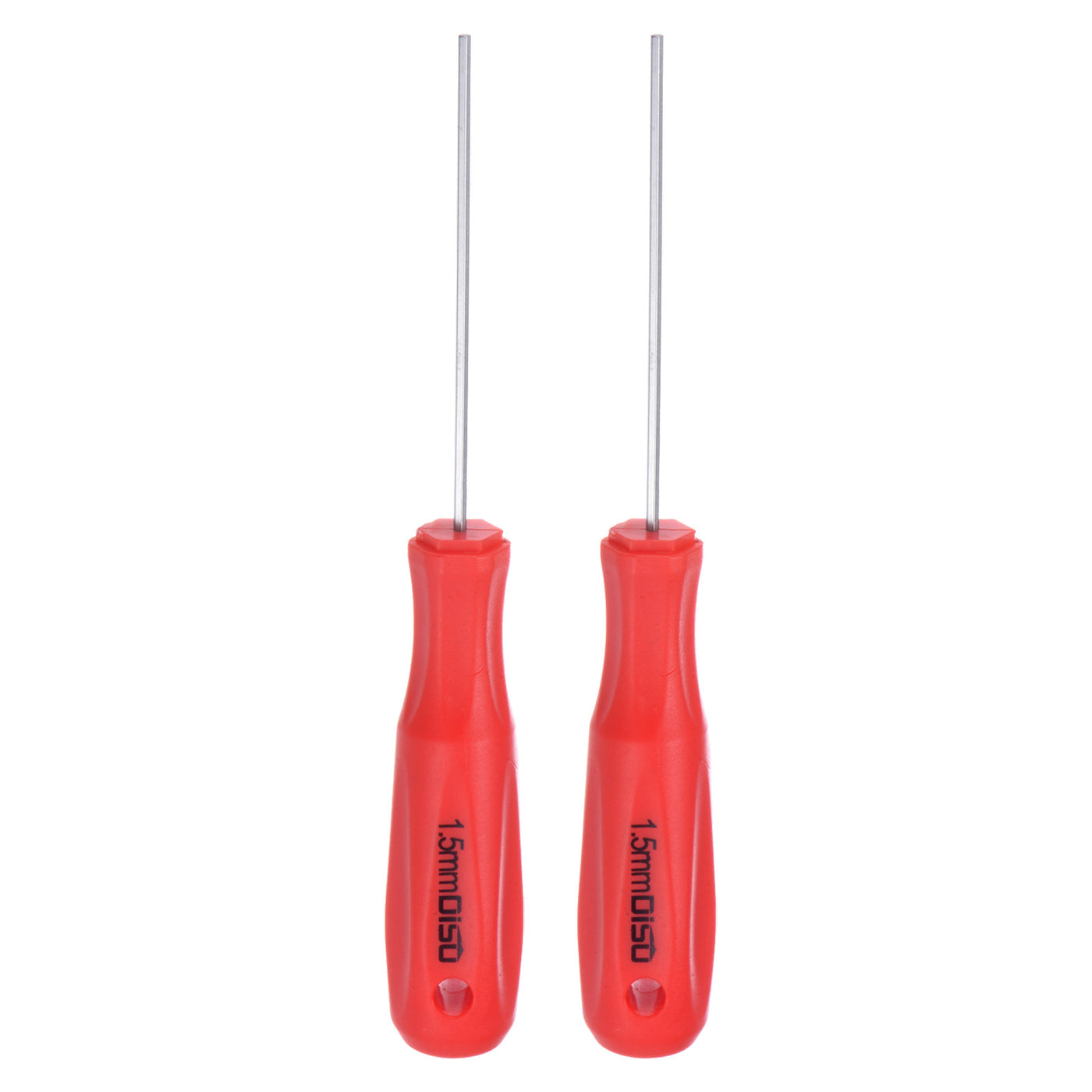 Harfington 2pcs Hex Magnetic Wrench Screwdriver 1.5x60mm Hex Key Metric Driver W Handle