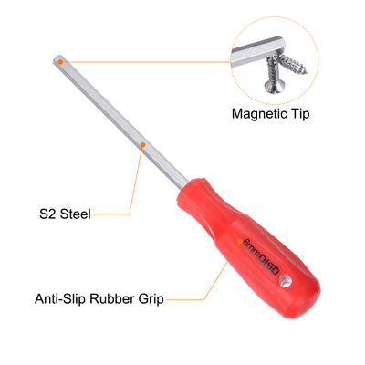 Harfington Hex Magnetic Wrench Screwdriver 6x100mm Hex Key Metric Driver W Handle