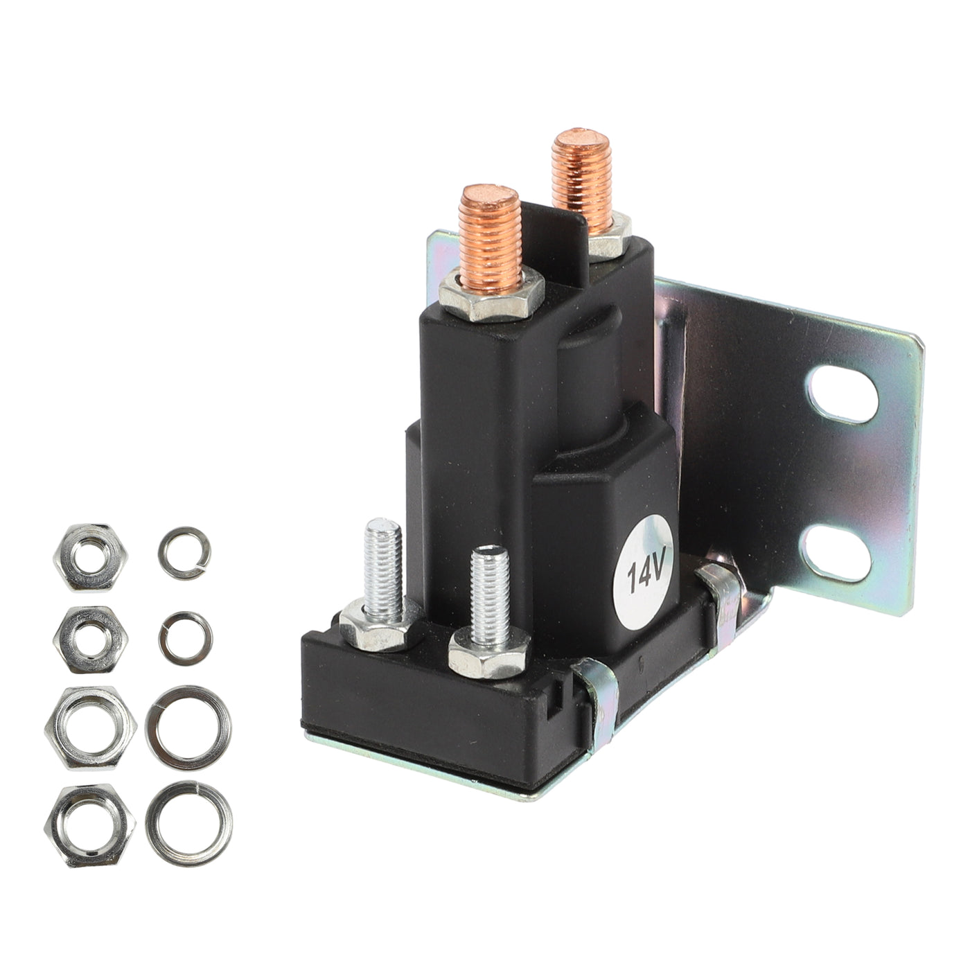 VekAuto Truck Solenoid Relay Kit 14V 4 Terminal Relay for Freightliner White Rodgers, Durable Plastic Metal Black